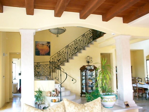 Waterfall stairs at Foyer