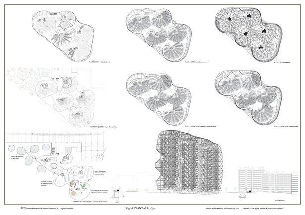 PLANS AND MAIN ELEVATION