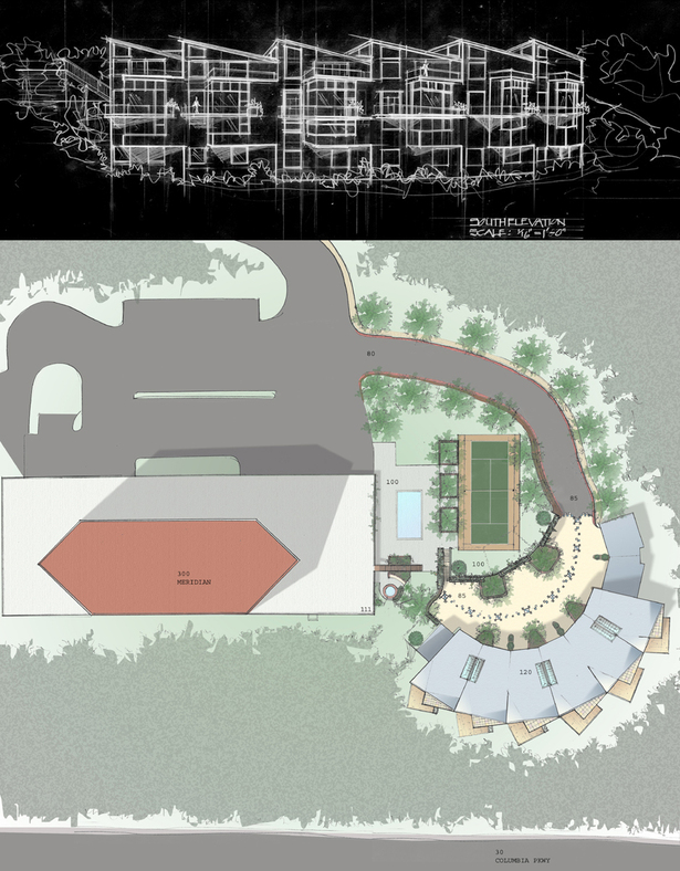 Hillside Condo Plan - Hand