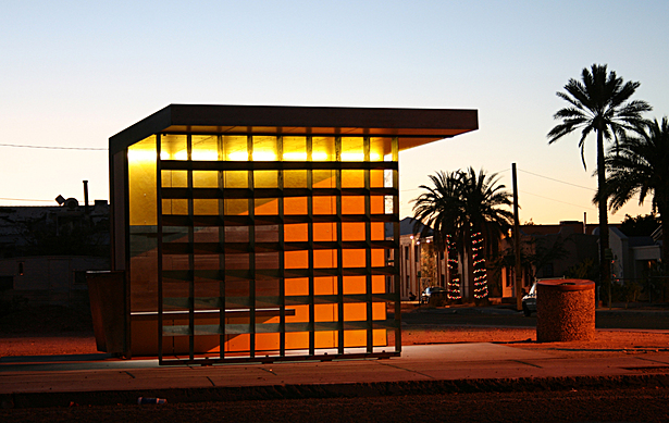 east-facing shelter / fiber cement panels