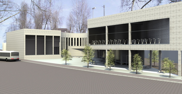 rendering outside