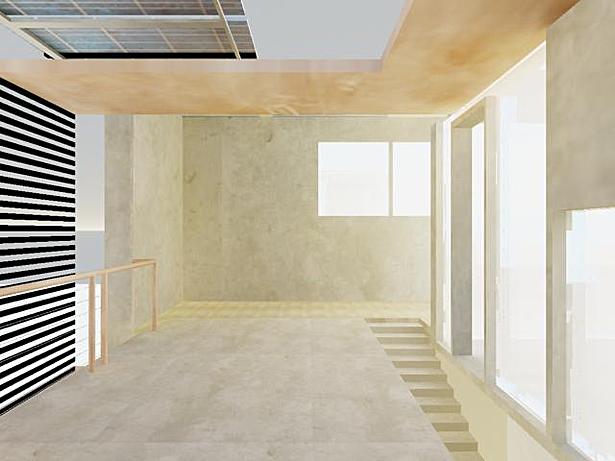 second floor interior rendering