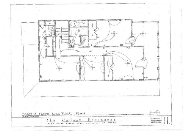 Second Floor Electrical Plan
