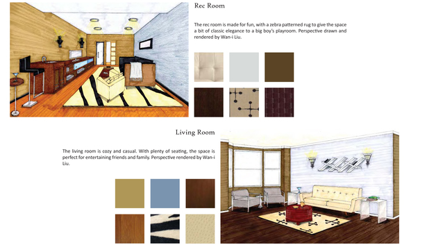Rec Room & Living Room