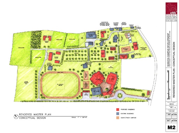 Rendered Masterplan for client