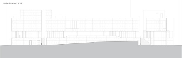unfolded elevation back, side, front