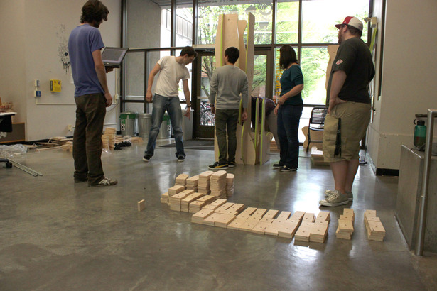 Pieces Being Sorted