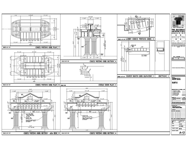 Check writing desk details