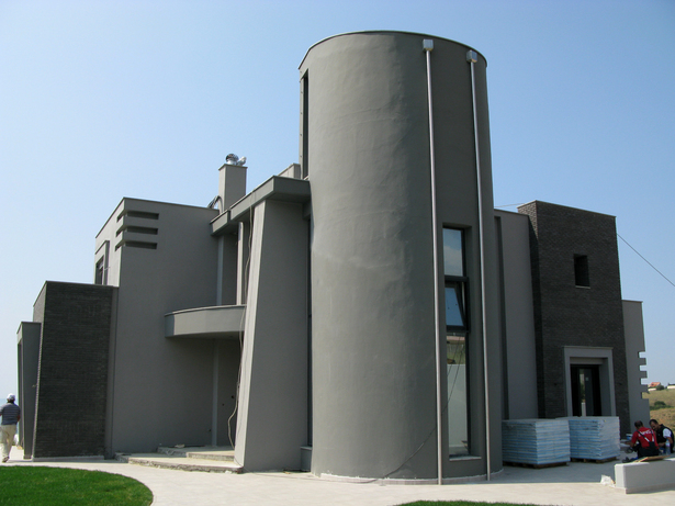 view of the built project