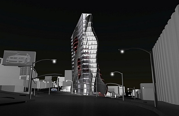 night view perspective