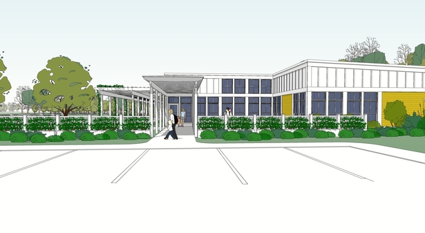 SketchUp studies - Entrance