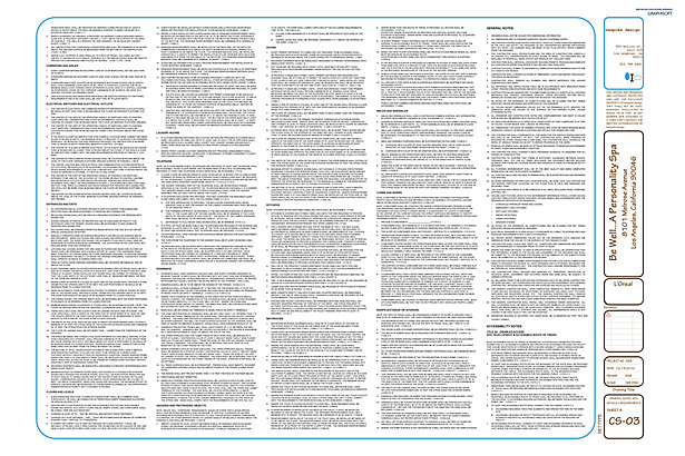 CS-03 General Notes, ADA Details + Requirements
