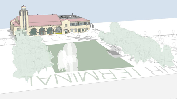 Grand Central Air Terminal Restoration by Frederick Fisher and Partners