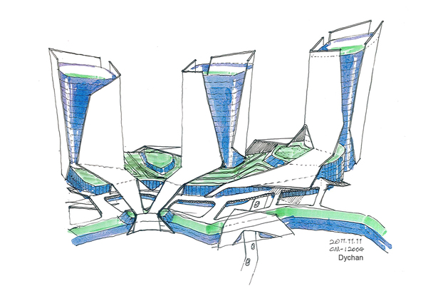 sketch of one competition project