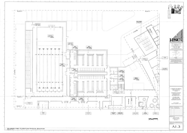 First Floor Plan - Partial Plan, Block 3