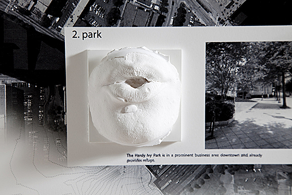 mouth detail - park