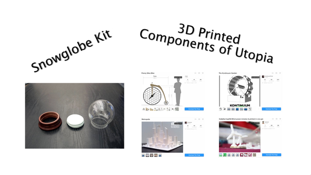 DIY Snowglobe kit to Build Your Own Utopia