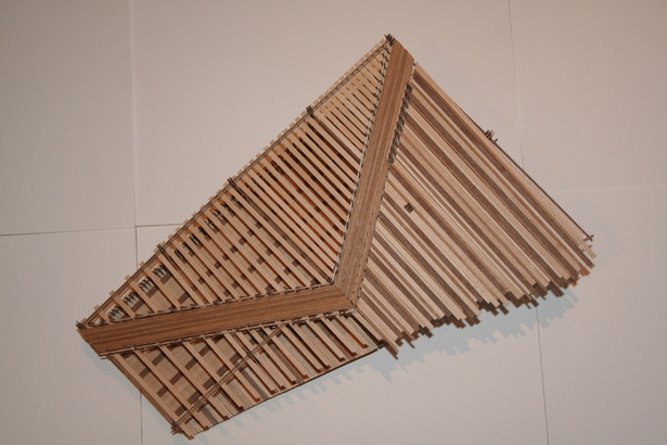 Scale model of the ramp