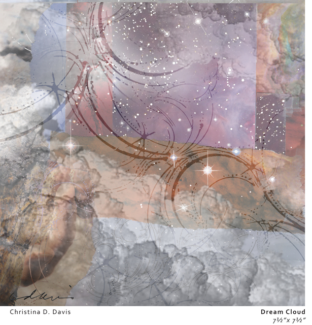 a misty cloud mauve, turquoise, gray, maroon, fuchsia cloud. swirling in a place far away from the bumpy hands of the world. but when the crystal stars and the moon dance together, this swirling beautiful cloud is my pillow. the dream cloud.