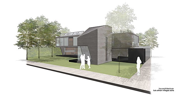 Side view 1 (no exterior wall)