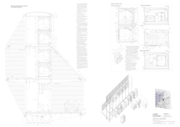 beam cross section and construction details
