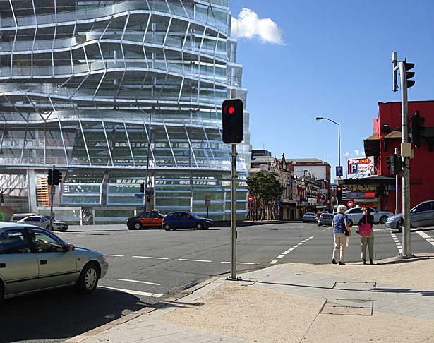 Corner of Building in Site