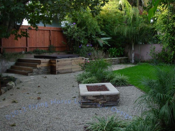 New firepit and spa (which was added to an eisting raised planter)
