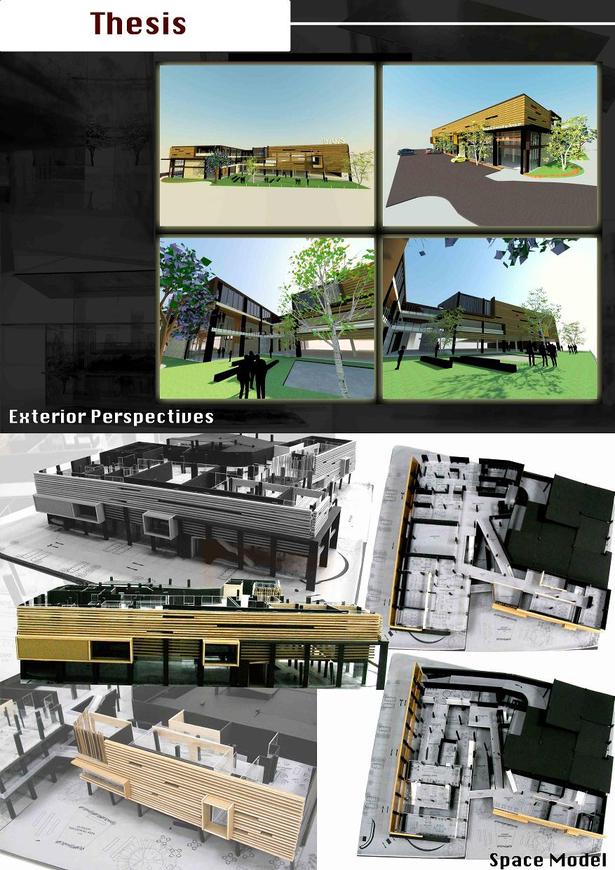 Exterior Perspectives and Space Model
