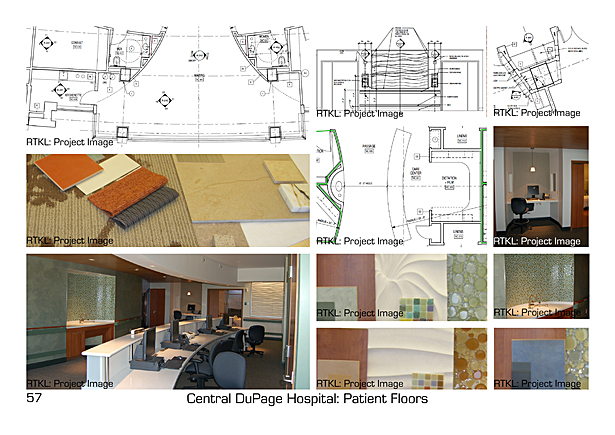 Bed Pavilion Patient Floors Family Waiting and Nurse Station.
