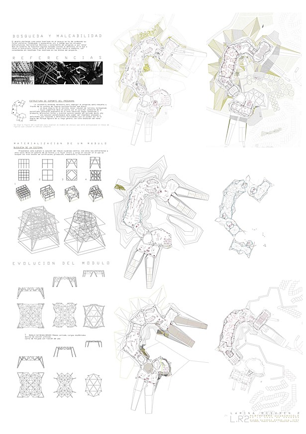 evolution of the architectural space and the estructural solution