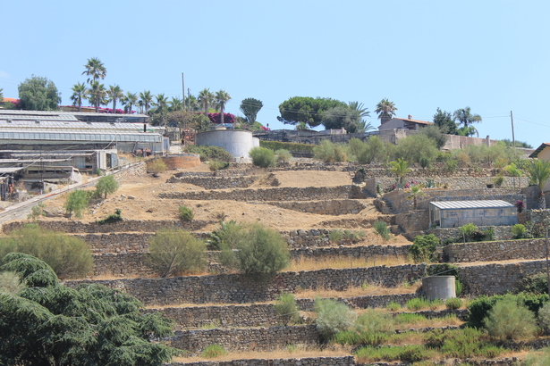 The property with the water tank on the top
