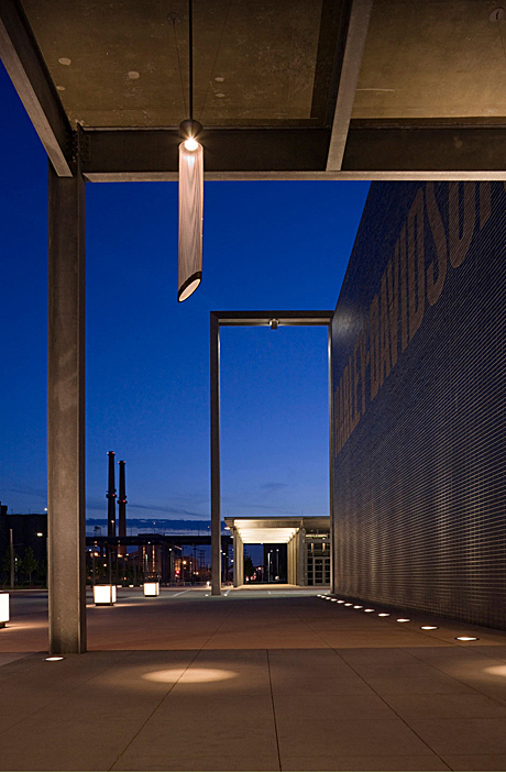 entry sequence at night