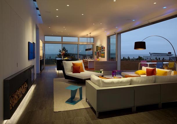 living space, evening