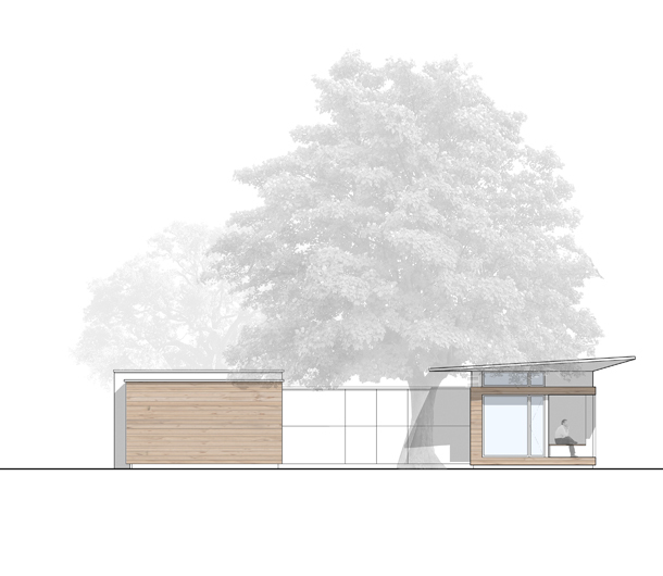 west elevation