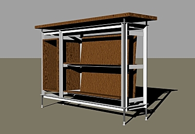 Rendering drawn with Rhino