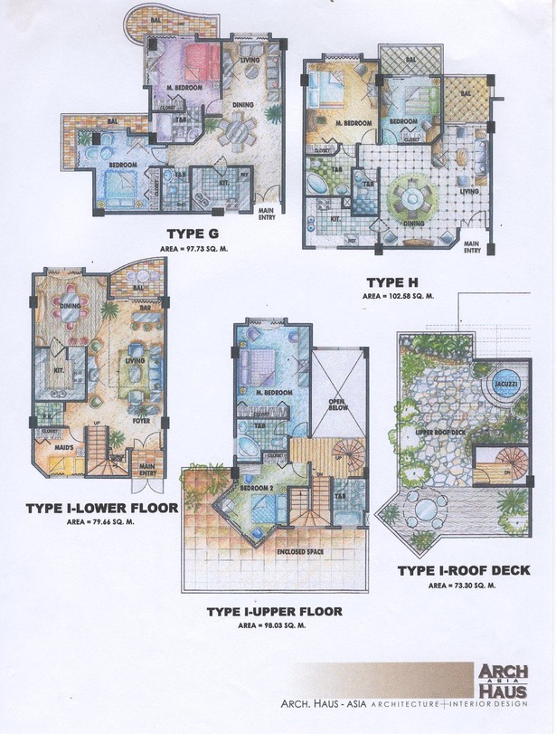 Typical Condotel Unit Plans