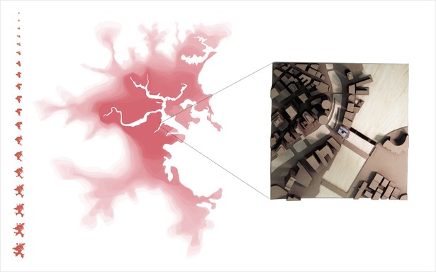 Improvisation: the growth of Boston. Site model.
