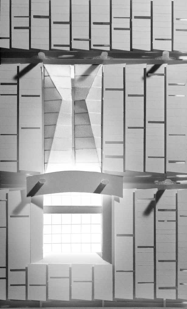 ceiling panel study model, IRS Andover
