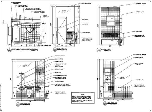 FULL BATHROOM ELEVATIONS
