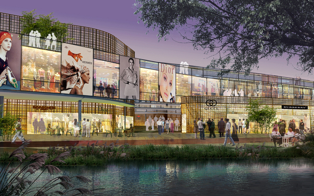 Retail Mall and Plaza Exterior
