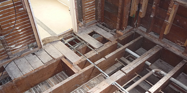 Master Bathroom During