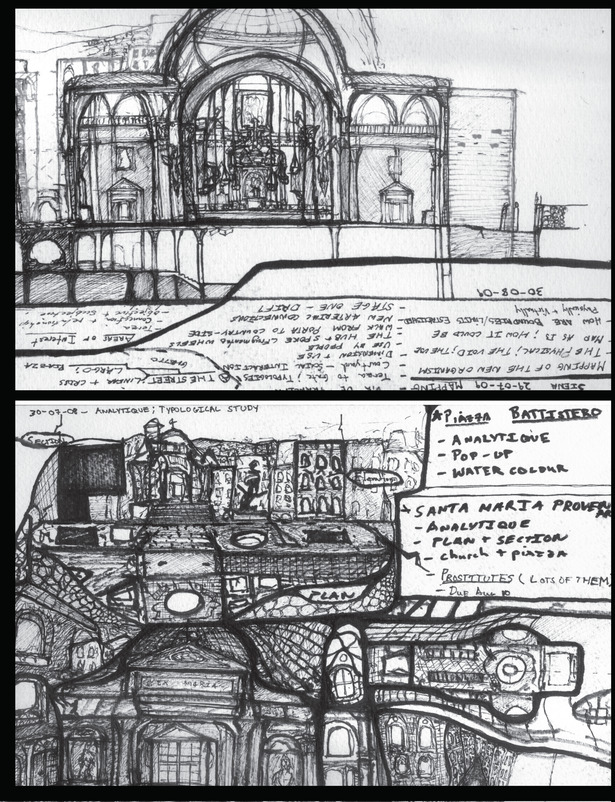 Analytical Drawing _ Santa Maria de Provenzano
