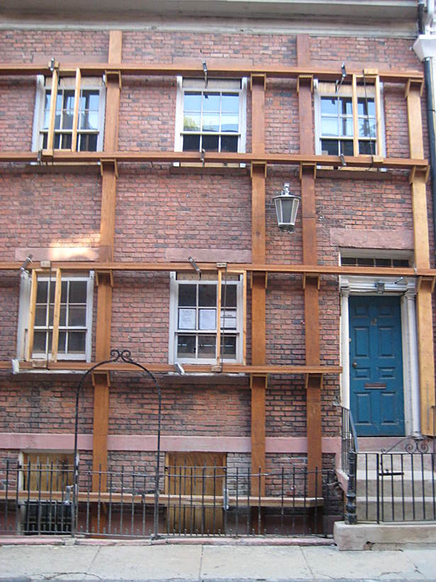 Shoring in Front Facade 