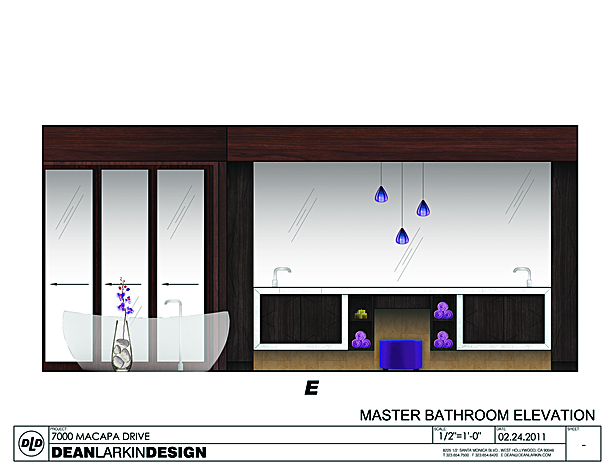 Master Bathroom - elevation