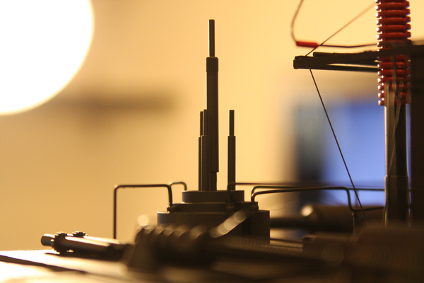 final physical model from found objects