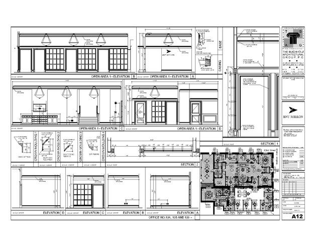 Interior elevations