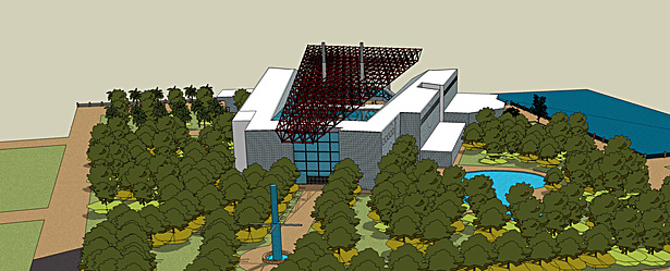 Maritime Museum from Above