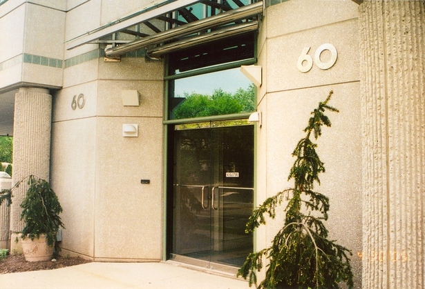 SIDE VIEW OF MAIN ENTRANCE 