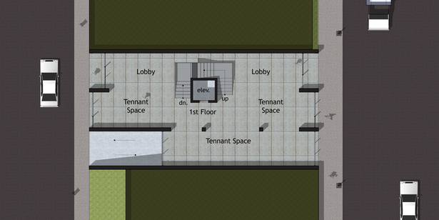 Option A - First Floor Plan (Street Level)