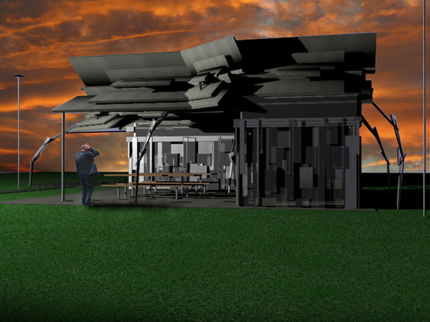 Public Restroom Rendering
